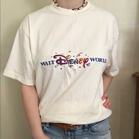 Disney Tops - Walt Disney World Embroidered Shirt